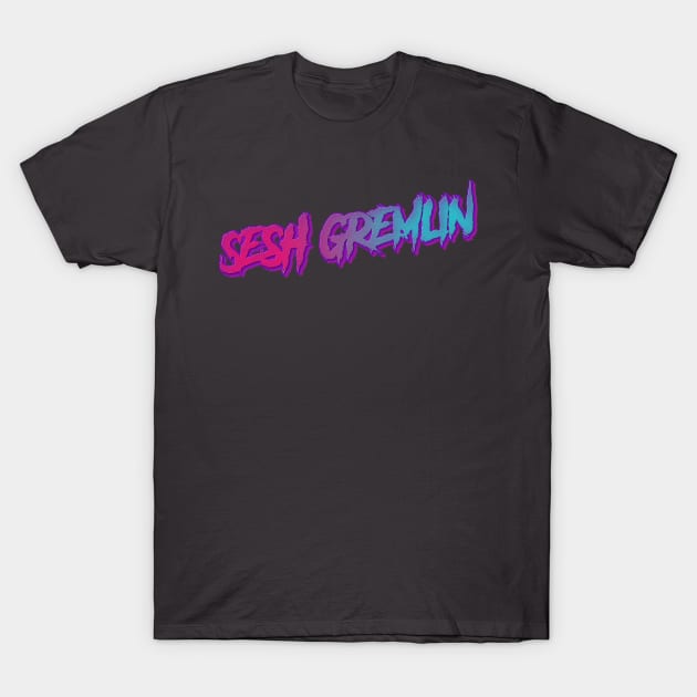 Retrograde Sesh Gremlin T-Shirt by Dudey Rhino